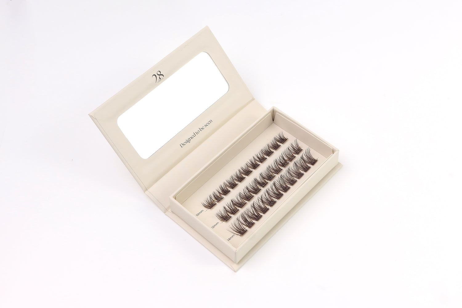 Pre-glued Clusters - After Dark (bruin)